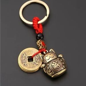 2026 Lunar New Year cat Keychain for luck, prosperity and more!